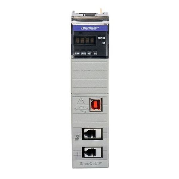 Allen-Bradley 1756-EN4TR EtherNet/IP Communication Module, dual port, 10M/100M/1G Twisted Pair, 512 TCP Connections, 256 axes image 1