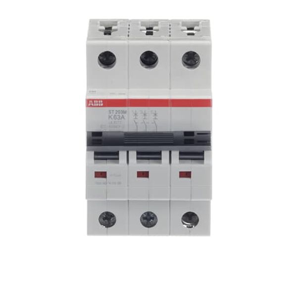 ST203M-K63 Miniature Circuit Breaker - 3P - K - 63 A image 1