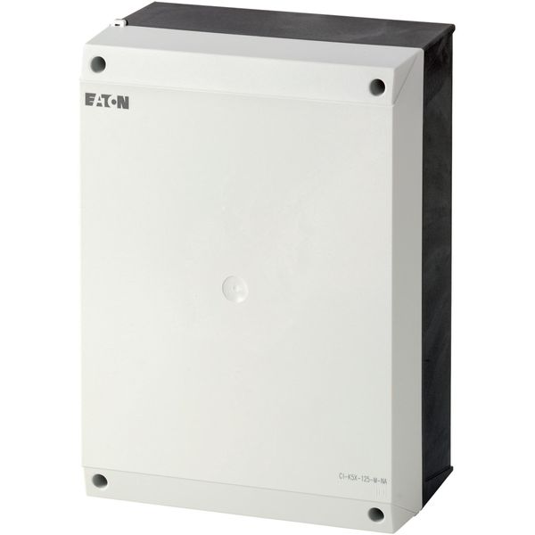 Insulated enclosure, HxWxD=280x200x125mm, +mounting plate, NA type image 4