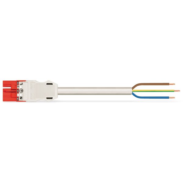 pre-assembled interconnecting cable;Eca;Socket/plug;red image 1