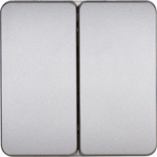HK02 - double rocker pad - colour: steel image 1
