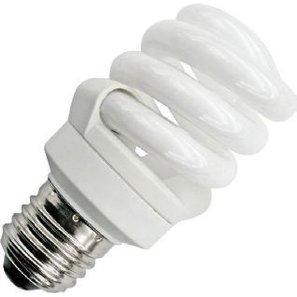 E27 CFL T3 Full Spiral 47x96 230V 540Lm 9W 2700K 10Khrs image 1