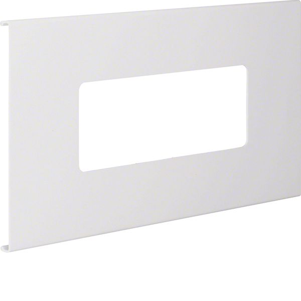 Pre-cut lid 3gang, FB 60190, pure white image 1