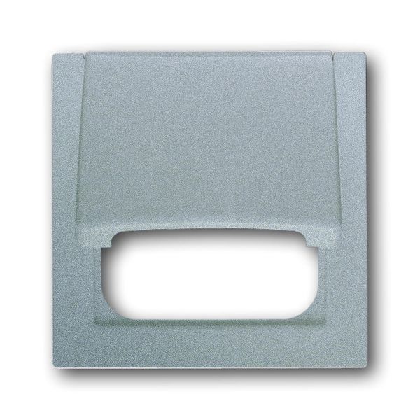 1746-783 CoverPlates (partly incl. Insert) carat® Aluminium silver image 1
