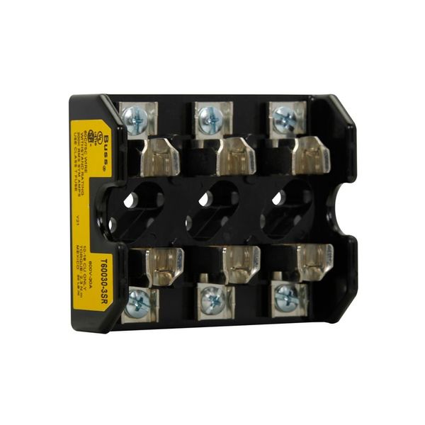 Eaton Bussmann series Class T modular fuse block, 600 Vac, 600 Vdc, 0-30A, Screw, Three-pole image 9