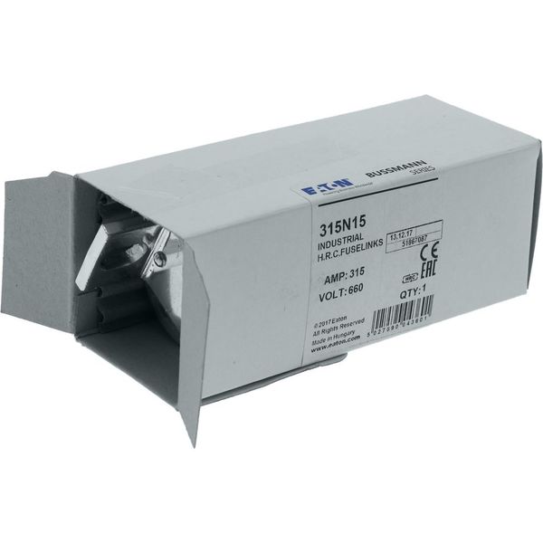 Fuse-link, low voltage, 315 A, AC 660 V, BS88, 49 x 120 mm, gL/gG, BS image 12