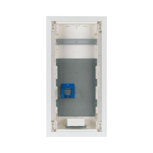Hollow wall compact distribution board, multimedia, 4-rows, super-slim sheet steel door image 6