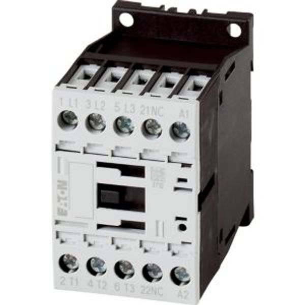 Contactor, 3 pole, 380 V 400 V 3 kW, 1 NC, 220 V DC, DC operation, Screw terminals image 5