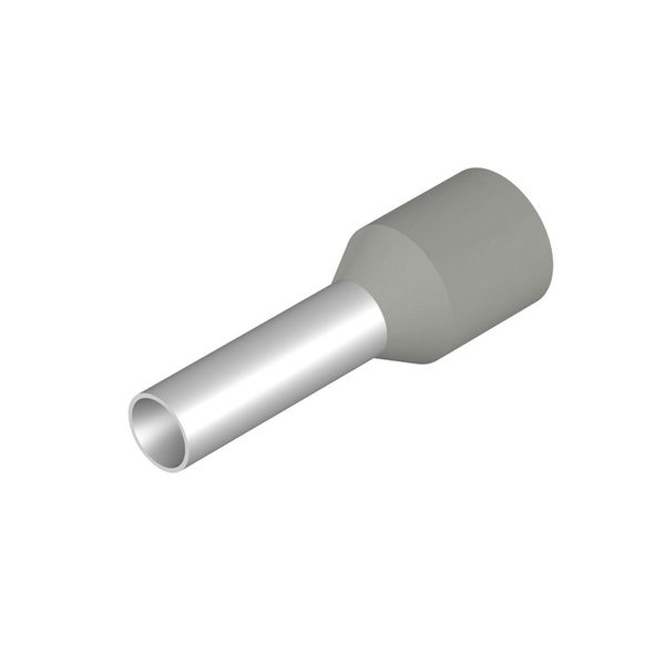 Wire end ferrule, Standard, 2.5 mm², Stripping length: 12 mm, grey image 1