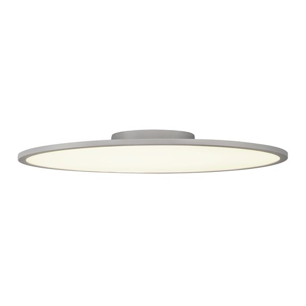 PANEL 60 round, LED Indoor ceiling light, silver-grey, 4000K image 1