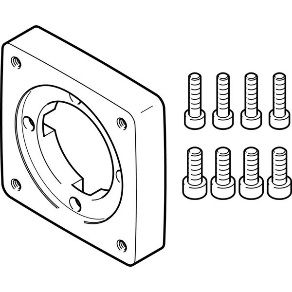 EAMF-A-64A/C-80P Motor flange image 1