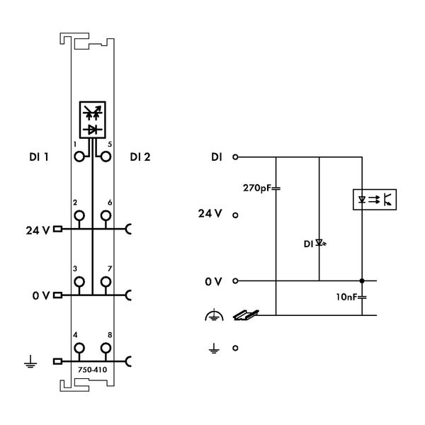 2-channel digital input 24 VDC 3 ms light gray image 4