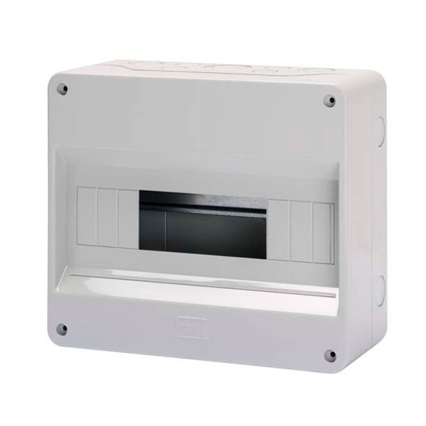 ENCLOSURE PRE-ARRANGED FPR TERMINAL BLOCK - WITH DOOR - WALLS WITH PERFORATION CENTER - 12+1 MODULES - IP40 image 2