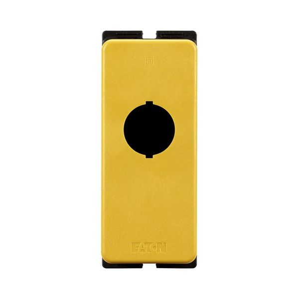 Surface mounting enclosure, flat, 1 mounting location, M22, yellow image 6