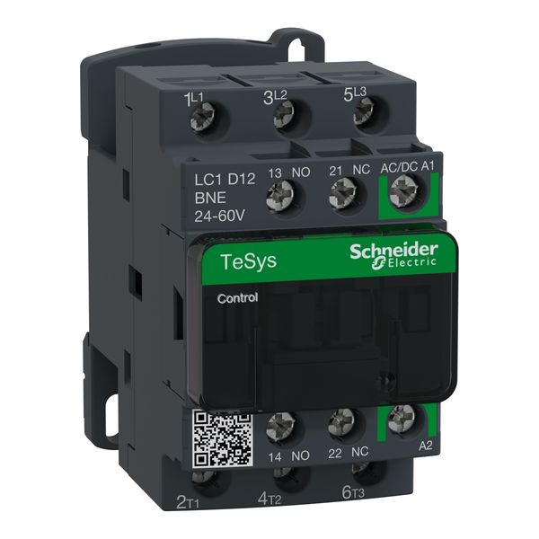 TeSys Deca contactor 3P 12A AC-3/AC-3e up to 440V coil 24-60V AC/DC image 4