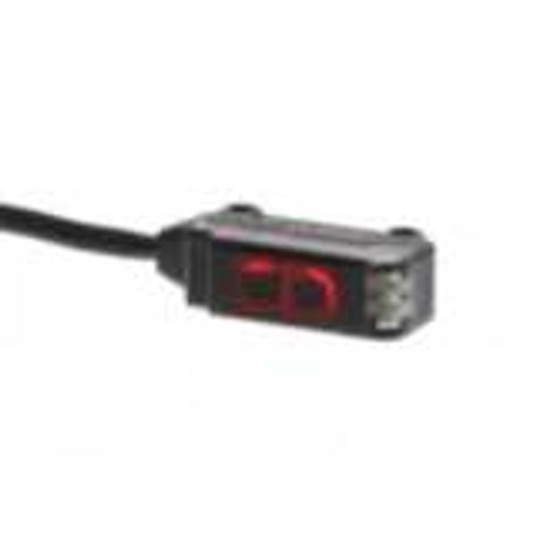 Photoelectric sensor, diffuse, 30 mm, DC, 3-wire, NPN, dark-on, side v image 2