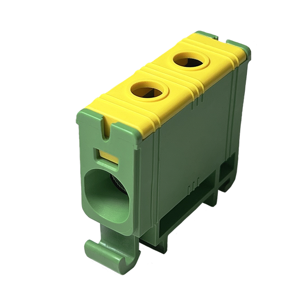 Primary terminal FT1035G 1Р, Cu:2.5-35 / Al:2.5-35 mm², yellow/green image 1