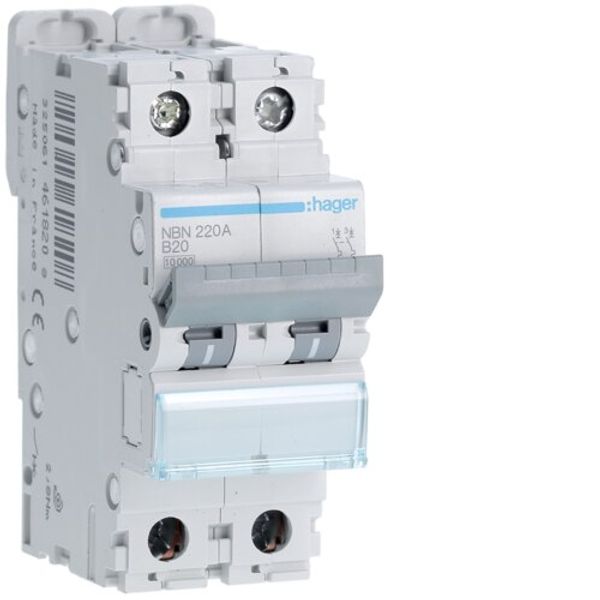 AUTOMATIC FUSE 10KA B 2X20A image 1