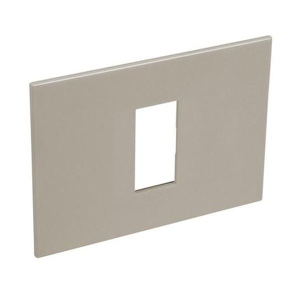 Arteor™ - Italian / US standard plate square version 1 module - Champagne image 1