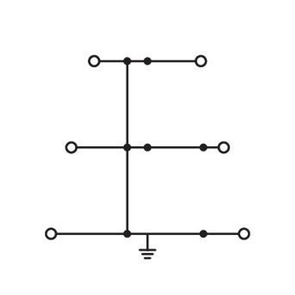 Triple-deck terminal block 6-conductor ground terminal block 2.5 mm² g image 4