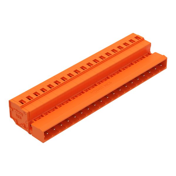 1-conductor male connector CAGE CLAMP® 2.5 mm² orange image 1