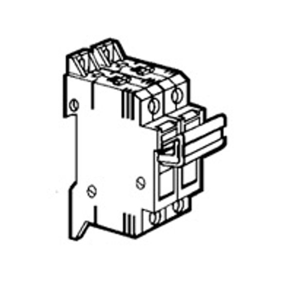 Zekeringhouder 2P 10x38mm image 1