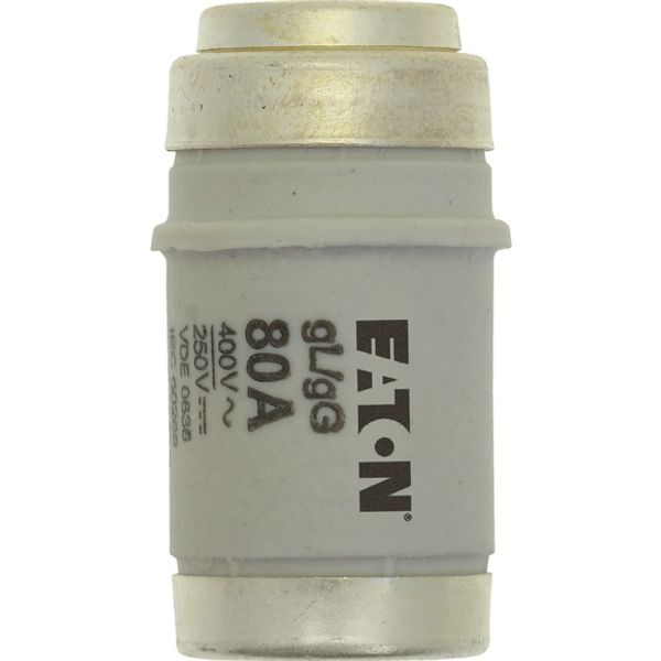 Fuse-link, LV, 80 A, AC 400 V, D03, gL/gG, IEC, time-delay image 2