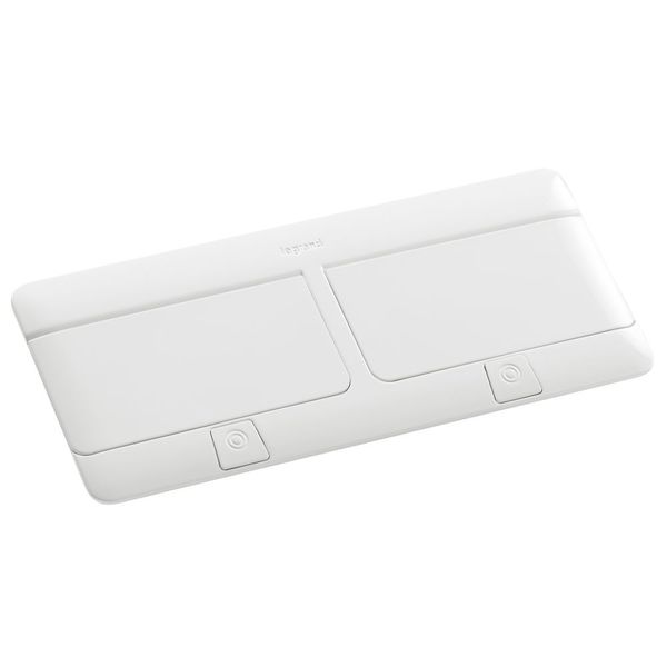 Pop-up furniture Glossy white 2x4 modules + installation kit image 1