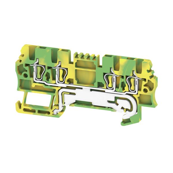 PE terminal, Tension-clamp connection, 1.5 mm², 500 V, Number of conne image 1