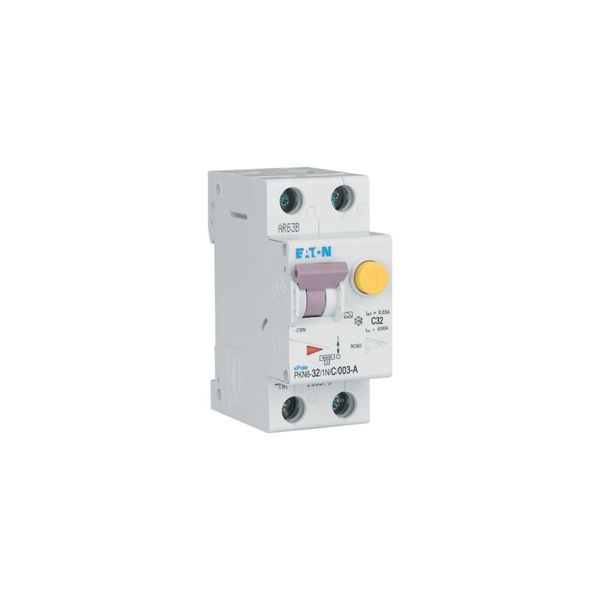 RCD/MCB combination, 32 A, 30 mA, MCB trip characteristic: C, 1p+N, RCD trip characteristic: A image 15