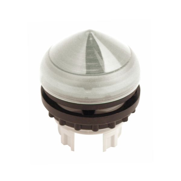 Indicator light extended/conical, white image 1