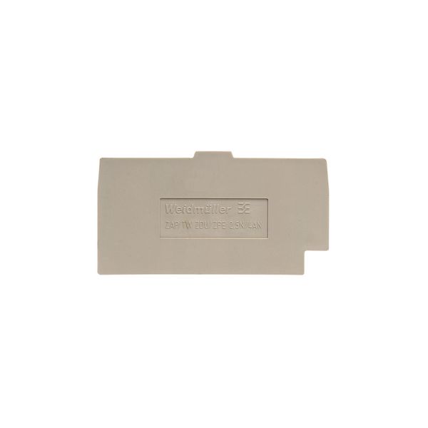 Partition plate (terminal), End and intermediate plate, 48.55 mm x 54. image 2