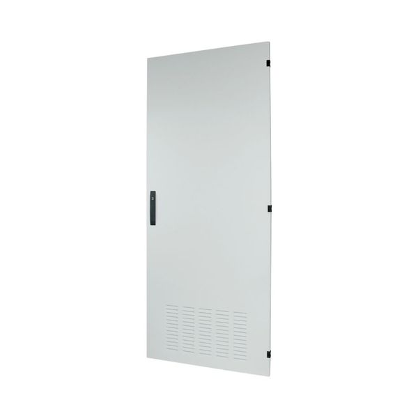 Section wide door, ventilated, left, HxW=2000x800mm, IP42, grey image 2