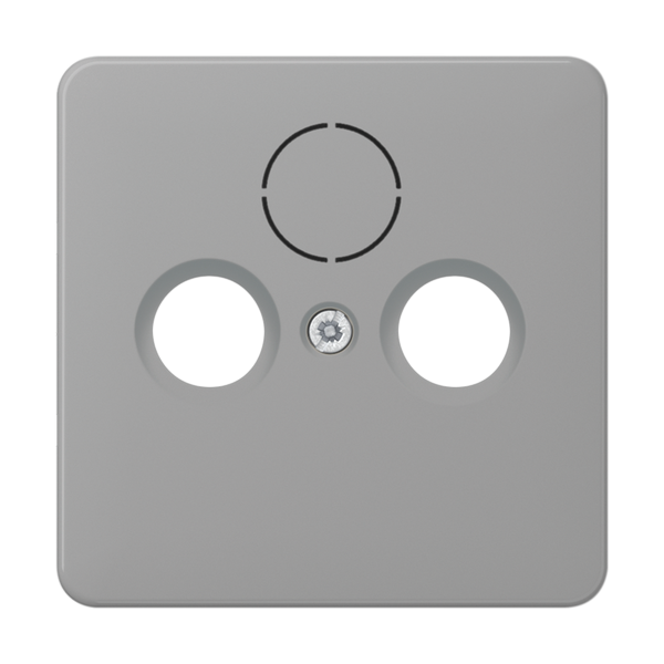 Center plate for TV-FM-SAT sockets CD561SATGR image 1