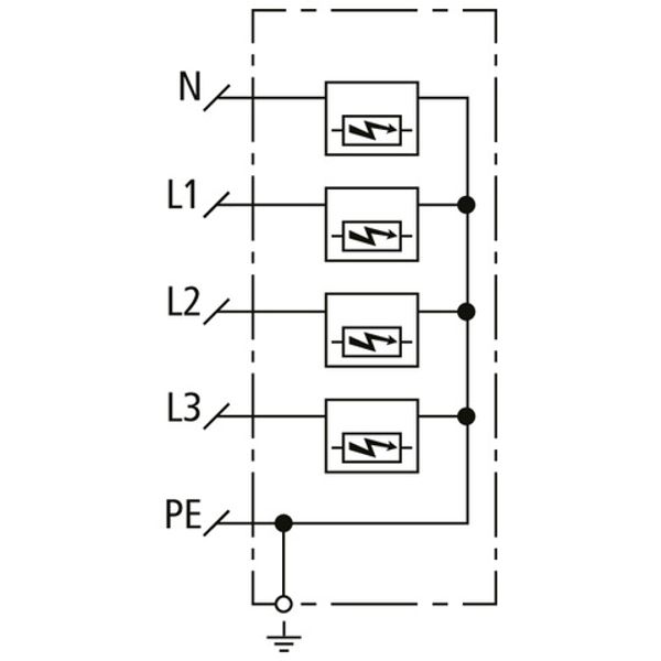 Type1+2+3 combined arrester DEHNshield ZP 2 for TN-S systems image 3