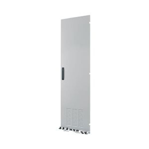 Cable connection area door, ventilated, for HxW = 2000 x 550 mm, IP42, grey image 4