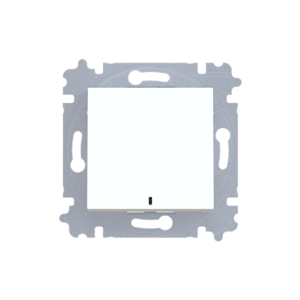 3559H-A06446 01W Flush Mounted Inserts Rocker lever with LED exchangeable 1 rocker 250 V (Two-way switch) image 1