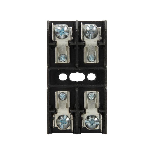 Fuse-block, low voltage, 15 A, AC 600 V, DC 600 V, 41 x 31 x 76 mm, 2P, UL, CSA image 1