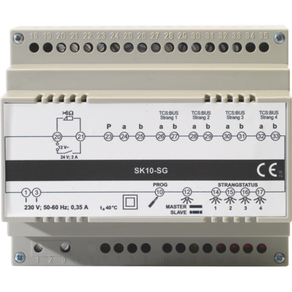 External unit connection for up to 4 secondary external audio units image 1