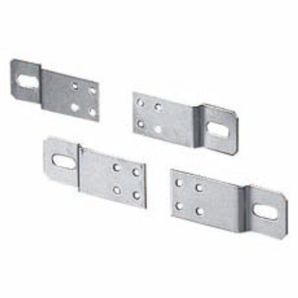 SET OF 4 GALVANISED STEEL BRACKETS FOR FIXING SURFACE-MOUNTING BOARDS image 2
