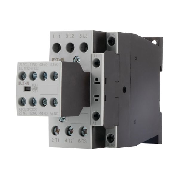 Contactor, 380 V 400 V 11 kW, 3 N/O, 2 NC, 230 V 50 Hz, 240 V 60 Hz, AC operation, Screw terminals image 6