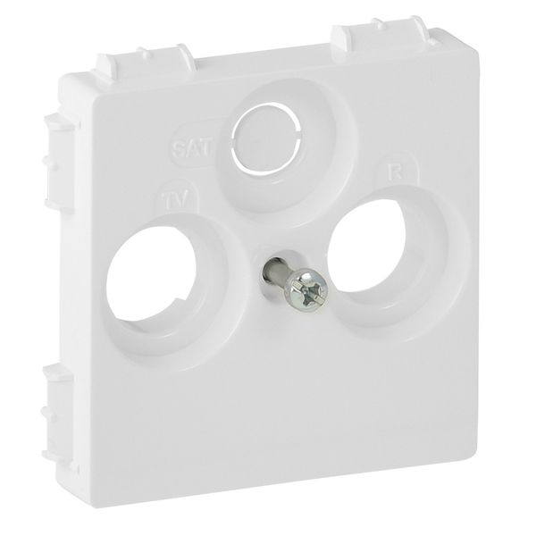 Cover plate Valena Life - TV-R-SAT 30 mm socket cover - white image 1
