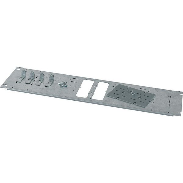 Mounting plate for  W=800 mm, 2xNZM2, vertical image 3