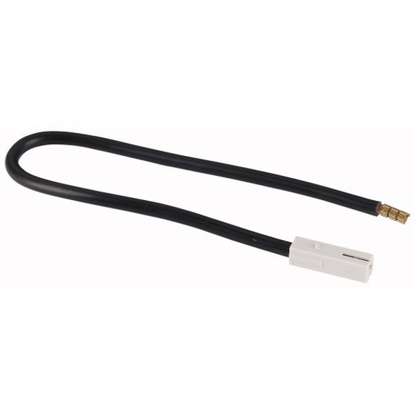 Plug with cable 10mm², L=320mm, black image 1