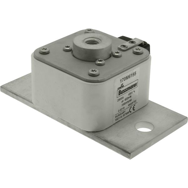 Fuse-link, high speed, 2500 A, AC 450 V, size 3, 76 x 140 x 59 mm, aR, IEC, single indicator image 20