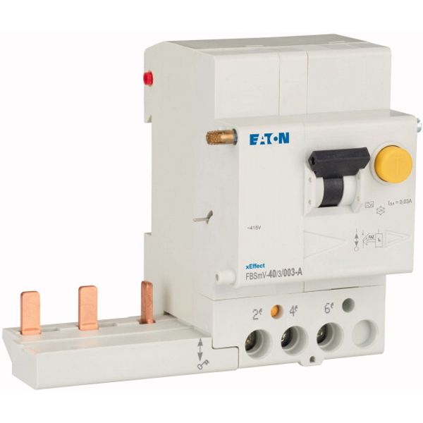 Residual-current circuit breaker trip block for FAZ, 40A, 3p, 30mA, type A image 4