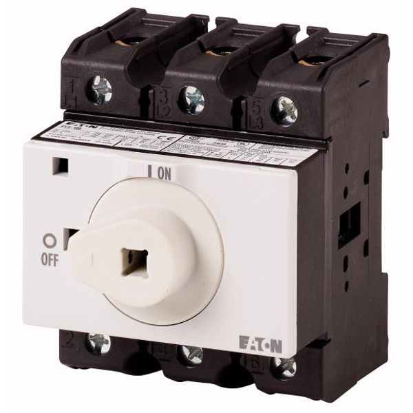 Main switch, P3, 100 A, rear mounting, 3 pole image 1