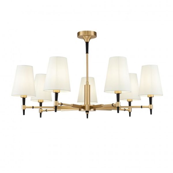 House Zaragoza Chandelier Brass image 3