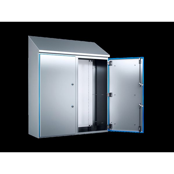 HD Compact enclosure, 1.4301, WHD 1010x1250x400 mm, height at the rear 1480 mm image 2