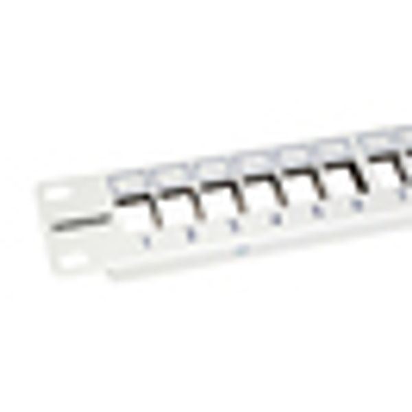 Patchpanel 19" empty for 24 modules (SFA)(SFB), 1U, RAL7035 image 17